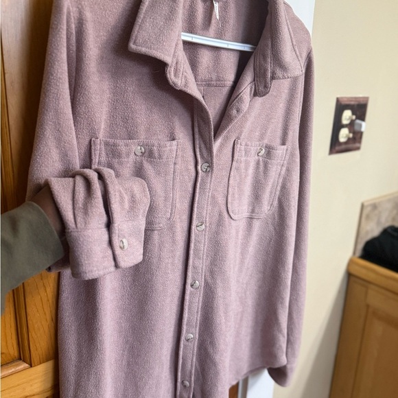 Mia & Tess Cozy Knit Button Up Top - Picture 2 of 4